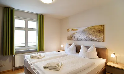 Blick in den Schlafraum