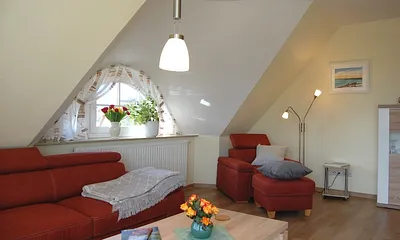 Wohnzimmer mit Leseecke