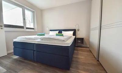 Schlafzimmer 2 mit Doppelbett