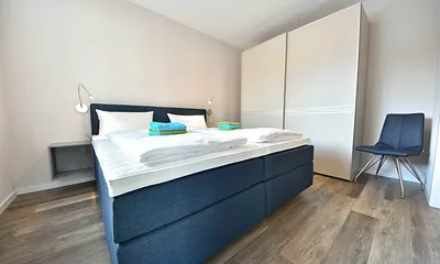 Schlafzimmer 2 mit Doppelbett