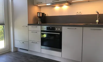 Die Einbauküche - voll ausgestattet