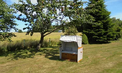 Gemütlicher Platz unterm Kirschbaum