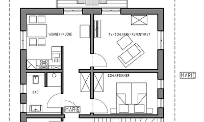 Grundriss Marie