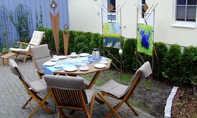 Terrasse am Kavelhus,  vollständig eingezäunt. (Sicherheit für ihre Kleinkinder)