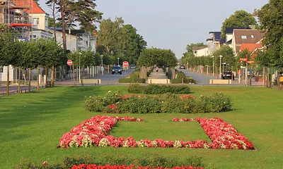 Blick auf die Strandstraße