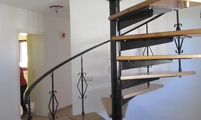 Diele mit Wendeltreppe
