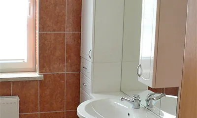 Dusche / WC Tageslicht Bad