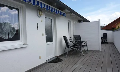 Terrasse (Zugang zur hinteren Fewo)