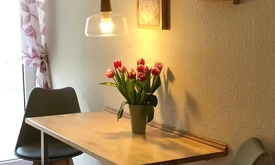 Gemütliche Sitzgelegenheit im Küchenbereich