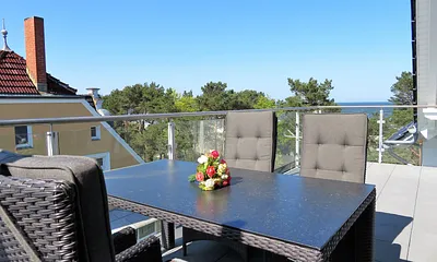 Dachterrasse mit Seeblick