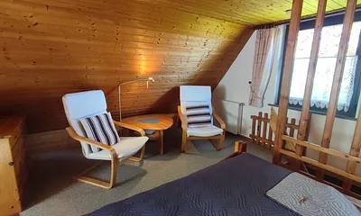 Leseecke im Schlafraum