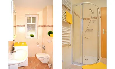 Duschbad mit Fußbodenheizung