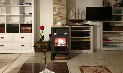 Strandnah mit Kamin im "Ostseepark Zempin", 2-Zimmer-Ferienwohnung ("Strandnah mit Kamin")