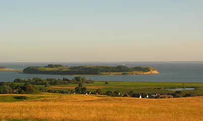 Blick von den Zickerschen Bergen nach Groß Zicker und Klein Zicker