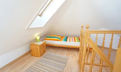 Schlafzimmer mit Einzelbett