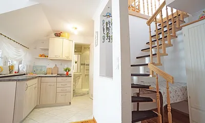 Treppe zum Schlafzimmer