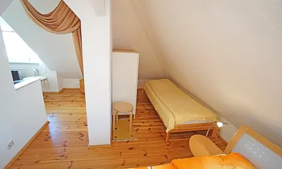 Schlafzimmer mit Einzelbett