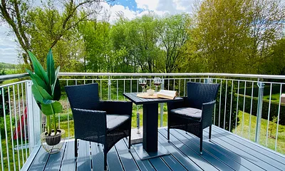 Balkon 6qm mit Panorama Weitblick 
