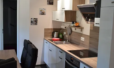 Wohnbereich mit Küche