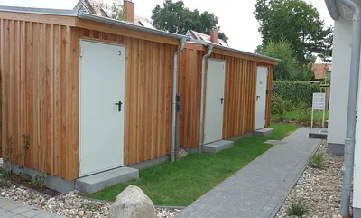 Eigener Fahrrad-Schuppen