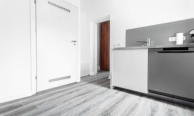 moderner Küchenblock