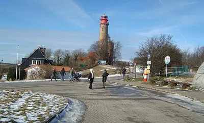 Kap Arkona. Entfernung ca. 20 km.Es sei denn Sie sind ein guter Schwimmer: 12 km