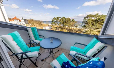Aparthotel Ostsee (mit Meerblick), 2-Zimmer-Ferienwohnung ("Meeresfreude" Seeblick)