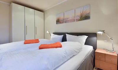 Hauptschlafzimmer Boxspringdoppelbett