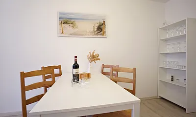 Esstisch im Wohnzimmer