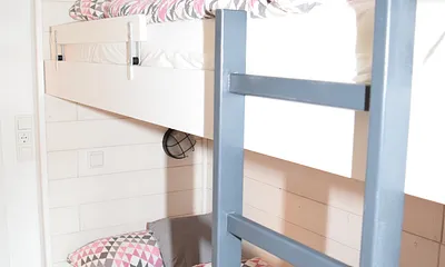 Schlafzimmer 3 mit 2 Etagenbetten (4 Schlafplätze)