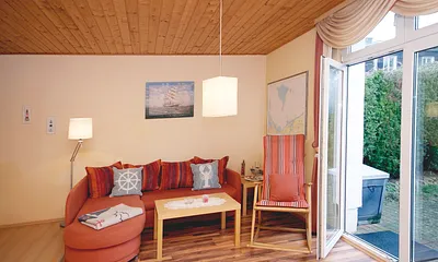 Couch & Schaukelstuhl, Zugang auf die Terrasse