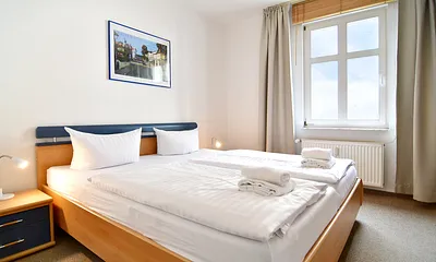 3. Blick in den Schlafraum