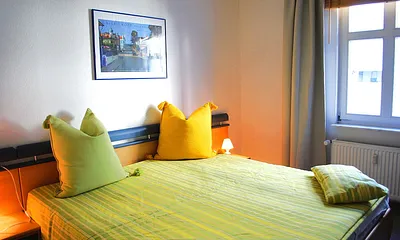 Blick in den Schlafraum