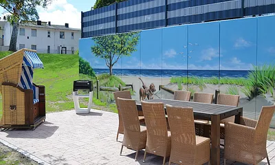 der gemeinschaftliche Grillplatz