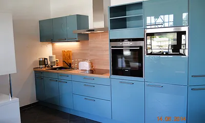 Blick auf die Küchenzeile