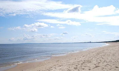 Feinkörniger Sandstrand, herrlich entspannen