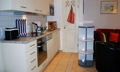 Blick auf die Küchenzeile