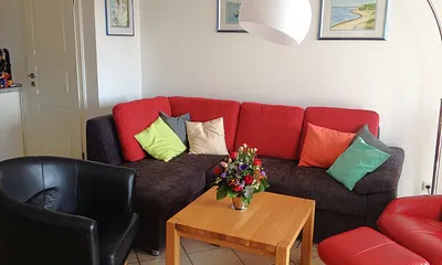 Blick auf die Sitzlandschaft