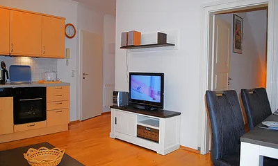 Blick auf das Entertainment 