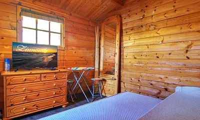 Innenansicht mit Ausziehbett