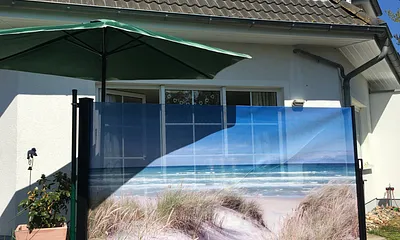 Terrasse mit Sichtschutz