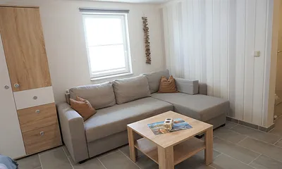 gemütliche Couch, ausziehbar