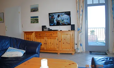 Blick auf den Balkon