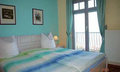 Blick in den 1. Schlafraum