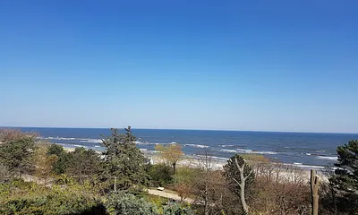 Blick vom Haus zur Ostsee