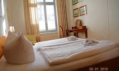 Blick in den 1. Schlafraum