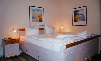 Blick in den Schlafraum