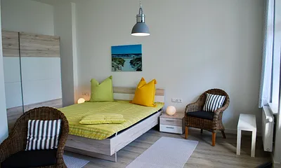 Blick auf den Schlafbereich