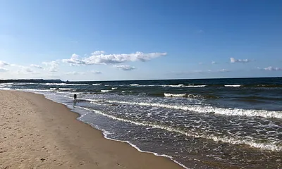 Feinkörniger Strand