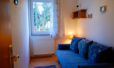 Blick in den 2. Schlafraum (Schlafcouch)